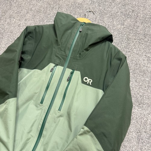Outdoor Research Tungsten II Jacket Mens S green GORE-TEX waterproof Hiking