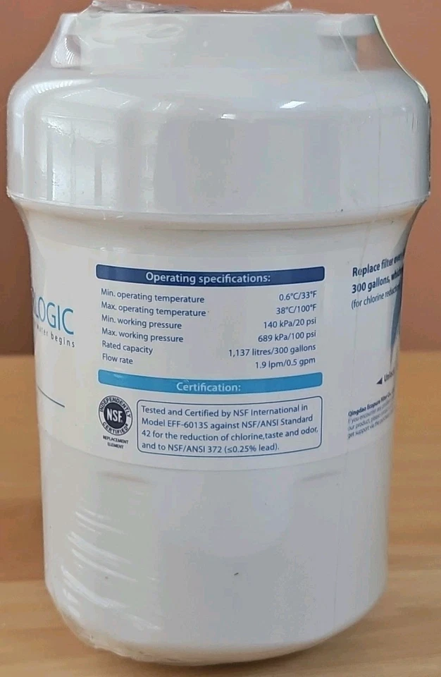 FilterLogic FL-RF13 Water Filter Sealed LOOK AT LAST PIC  FOR ALL MODELS IT FITS - Image 2 of 4