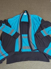 Crown  Ivy Women's Cardigan  Size S  Vibrant Blue  Black  Super Warm...