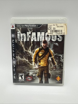 inFamous (Sony PlayStation 3, 2009) Complete CIB Tested PS3