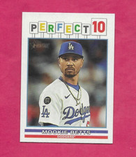 2025 Topps Heritage Hgh #: Mookie Betts #P10-8 Sharp Perfect 10 Insert Card