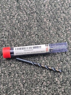 (QTY 5) Matco Tools JBN02H10R07P5 No.7 Jobber Length Drill Bits 135° Split Point