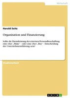Harald Seitz | Organisation Und Finanzierung | Taschenbuch | Deutsch (2012)