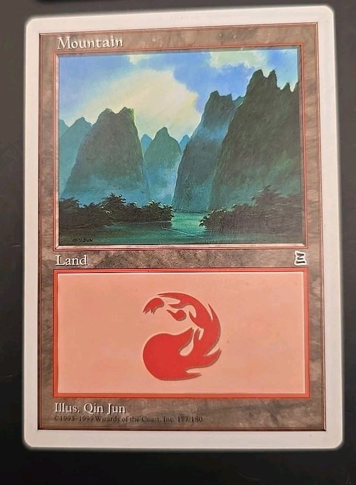 Mountain (177) Portal Three Kingdoms MTG Regular (4 Cards) - Image 2 of 4