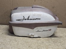Vintage 1958 Johnson Seahorse 18hp FD-12 Outboard Boat Motor  / Cowling 