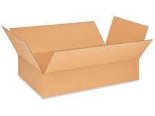 Pack of 15 Corrugated Boxes 30 X 20 X 6 Inches - 200 Lb Test