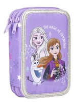 Frozen Anna Und Elsa 3 Fach Federtasche GefüLlt FedermäPpchen Federmappe