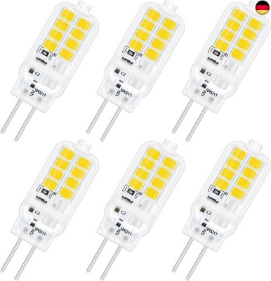 SCNNC Stiftsockelampe G4 LED 12V 3W, Nicht Dimmbar, 16 SMD 300LM Neutralweiß 