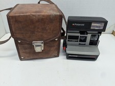 Polaroid Sun 600 LMS VTG Land Camera Instant Film Camera with Strap