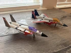 Vintage 1983 Transformers G1 "Starscream" Figure  & G2 Transformer Starscream