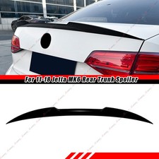 Fits 2011-2018 Jetta Mk6 V-style Duckbill Trunk Spoiler Tape-on Glossy Black Fits 2011-2018 Jetta Mk6 V-style Duckbill Trunk Spoiler Tape-on Glossy Black