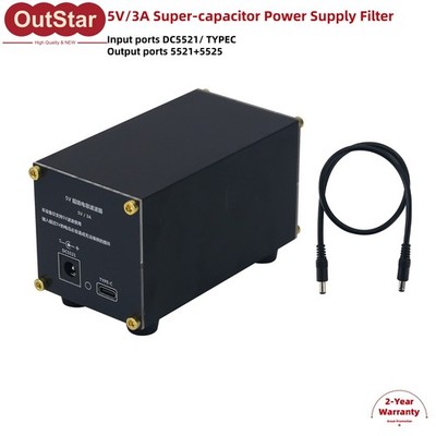 5V 3A Super-capacitor Power Supply Filter 5V Input and Output Audio Filter