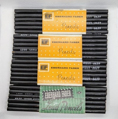 Lot of 48 - Vintage Eberhard Faber WeatherProof Lead Pencils #6639
