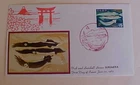 JAPAN SQUID  1967 FDC  METAL ENGRAVE CACHET UNADDRESSED