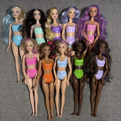 #ad HUGE Lot 10 Barbie Cutie Reveal Dolls AA Ethnic Clothes amp; Accessories 74 PCS $99.00