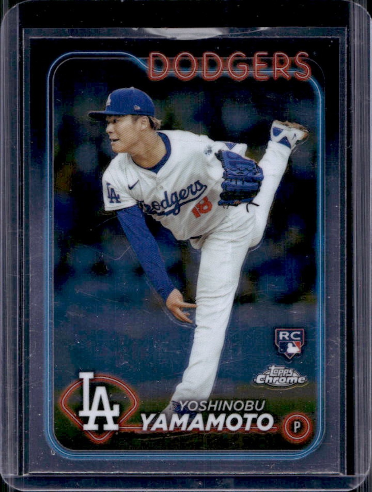 2024 Topps Chrome Yoshinobu Yamamoto RC Rookie #18 Dodgers