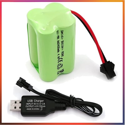 2400mAh NI-MH Akku für Elektrowerkzeuge mit USB Ladekabel - Hohe Zuverlässigkeit