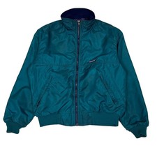 Vintage Patagonia Fleece Lined Nylon Bomber Jacket Men's Small