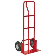 Sealey Sack Truck Pneumatic Tyres 250kg Capacity Trolley Lift Moving