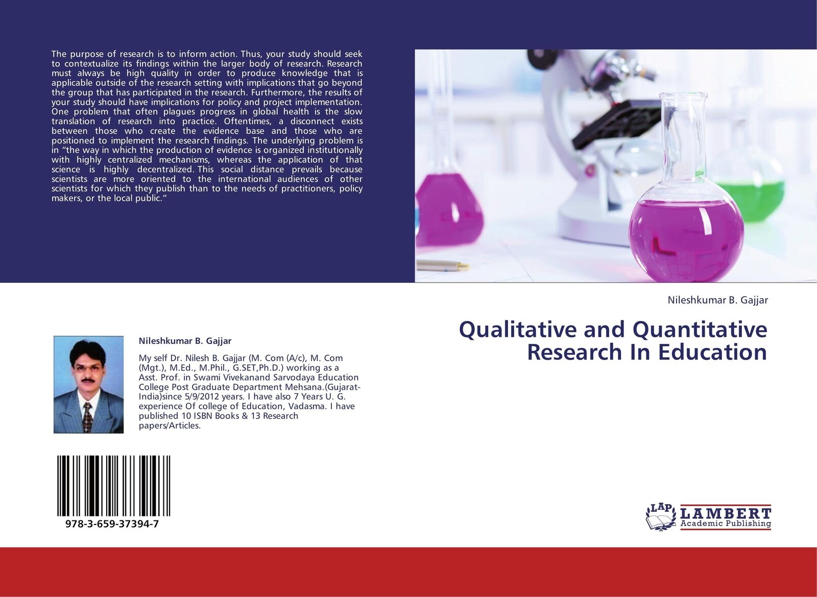 Thumbnail - Nileshkumar B. Gajjar | Qualitative And Quantitative Research In