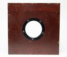 6.75x6.75" Wooden Lens Board 56mm 56.5mm 57mm Thread Flange Hole 6 3/4"
