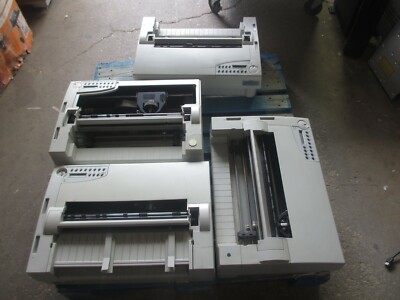 Lot of 4 AMT Datasouth AMT ACCEL-6350 Standard Multiform Impact Printer  *AS-IS