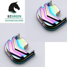 2 Pack Slide Upper Cover Back Plate for Glock Gen 1,2,3,4 Aluminum Rainbow