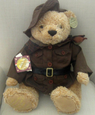 Teddy Bear Dan Dee Plush Stuffed  100th Anniversary Collector Edition /Large 16''