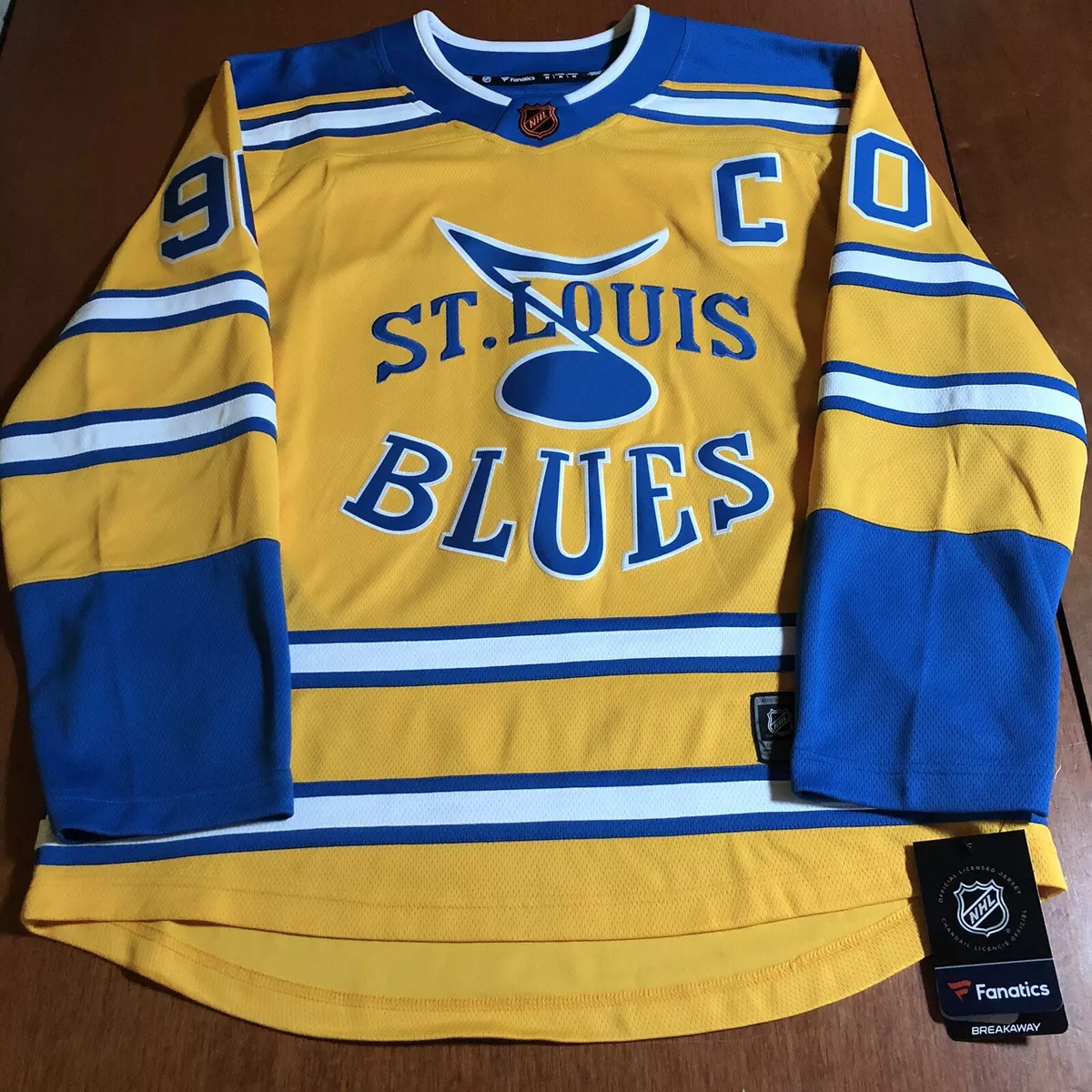 Fanatics Ryan O'Reilly St. Louis Blues Reverse Retro NHL Hockey