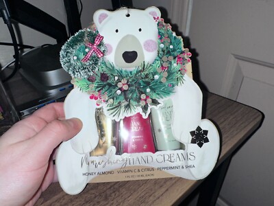 Ellen Tracy Nourishing Hand Creams 3x30ml, Polar Bear, Christmas Edition