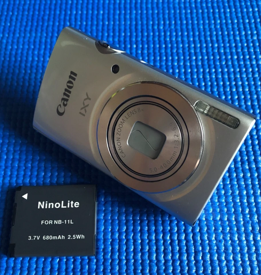 Canon IXY 180 PowerShot ELPH 180 IXUS 175 Digital Camera Silver F/S From Japan - Image 2 of 4