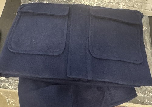 Cat & Jack Boys Navy Blue Faux Wool Coat 4T - Picture 9 of 9