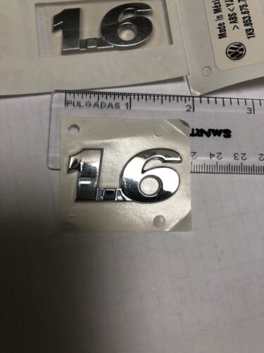 2-Pack OEM VW Golf Wagon Mk6 Mk7 1.6 Lettering Badge Emblems 1K9853675739 - Picture 4 of 4