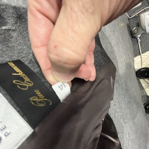 James Peter James Damen Blazer Größe 16 Grau Kaschmir Klassisch Karriere Basic - Bild 8 von 11