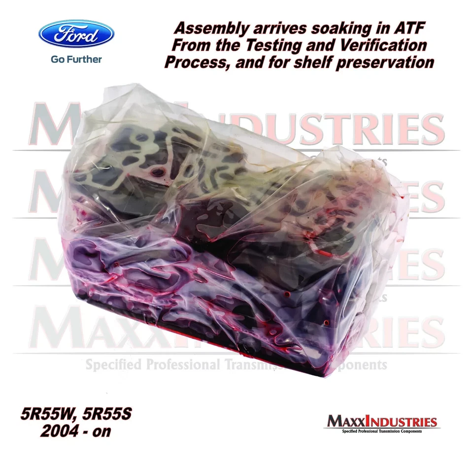 Paquete de solenoides 5R55W 5R55S bloque transmisión automática Ford Lincoln Mercury Foto 2 de 4