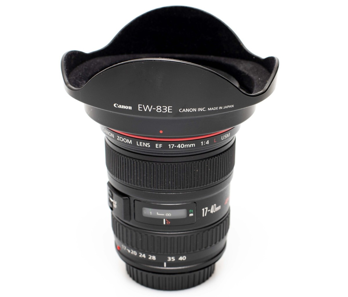 レンズ(ズーム) CANON EF 17-40mm f/4L USM zoom lens Canon EF 17