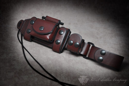 Lionsteel Knives Custom Leather Bushcraft Sheath - The Revelation - 第 1/7 張圖片