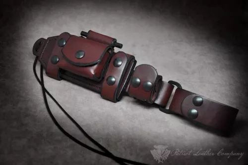 Becker Ka-Bar Knives Custom Leather Bushcraft Sheath - The Revelation