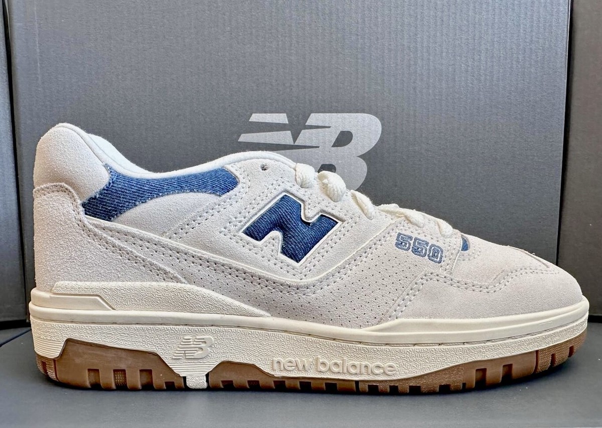 ★送料・関税込☆New Balance★New Balance HOLIDAY GLOSSY BAG New Balance 550 Women BBW550GG Reflection Heron Blue & Denim