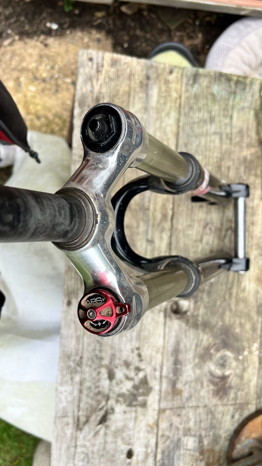 manitou Minute forks 26” 120mm Air Suspension eBay