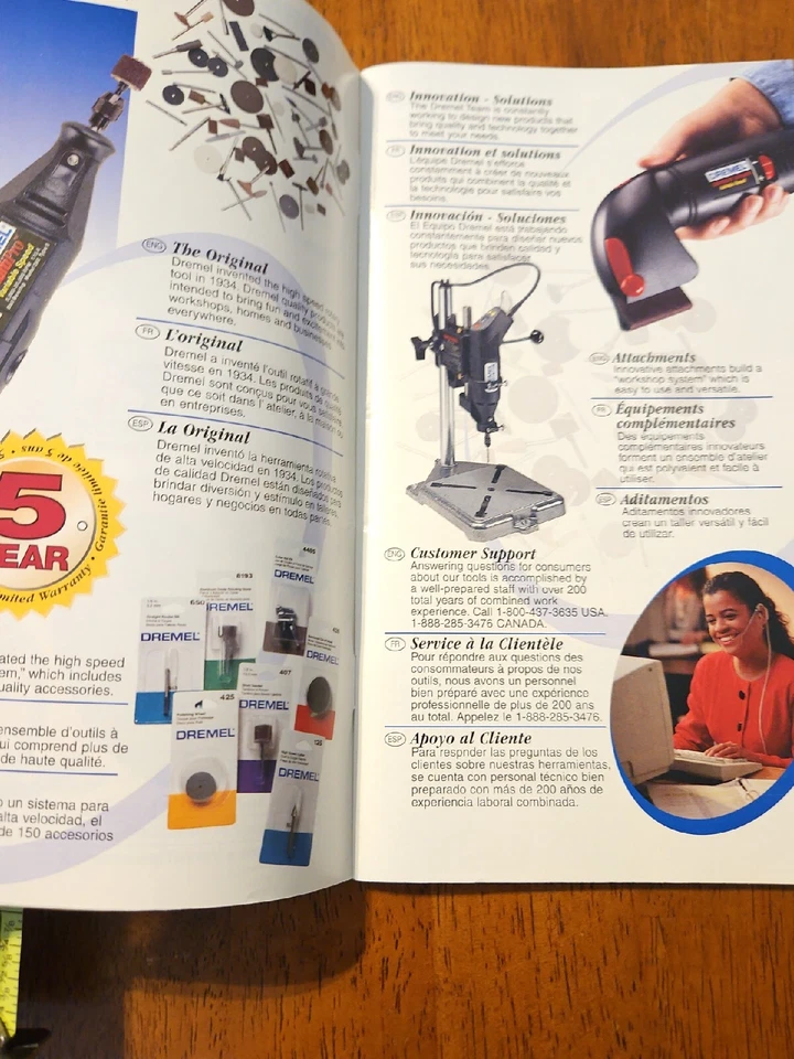 CATÁLOGO HERRAMIENTAS DREMEL MANUALIDADES HOBBY Foto 3 de 4