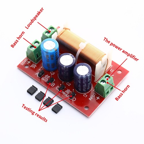 YLY-2088 400W Filters Crossover A 2 Ways Adjustable Speaker Audio Divisor - Imagen 2 de 8