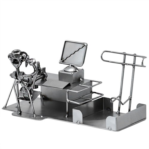 metalman24 Schraubenmännchen PC Büro Schreibtisch Organizer Handyhalter geschenk - Bild 5 von 6