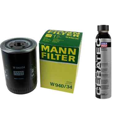 MANN-FILTER ÖLFILTER W 940/34 + LIQUI MOLY Cera Tec 3721