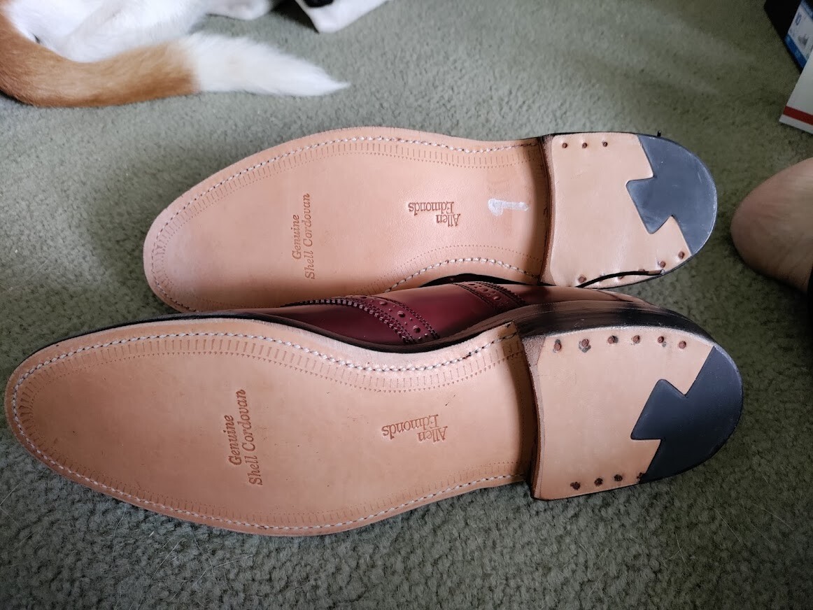 Allen Edmonds Polo Plain Toe Oxblood Mens Sz 11.5 AAA | eBay