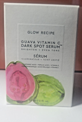 GLOW RECIPE Guava Vitamin C Dark Spot Serum Brighten + Even Tone 1oz NIB