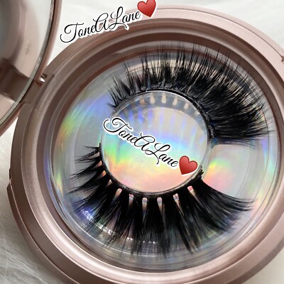 US SELLER | 1x Mink Lashes Eyelashes 5d WISPY Eyelash Extension Makeup Fur fluff