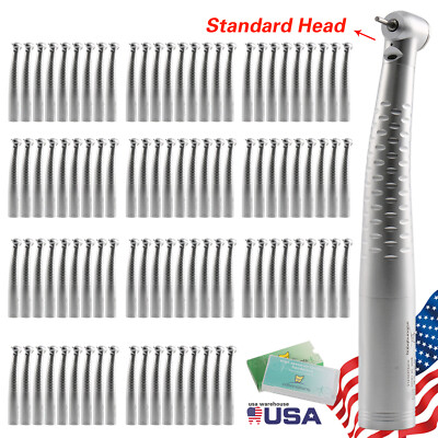 Standard Head Dental High Speed LED Fiber Optic Handpiece fit KAV Coupling Oan