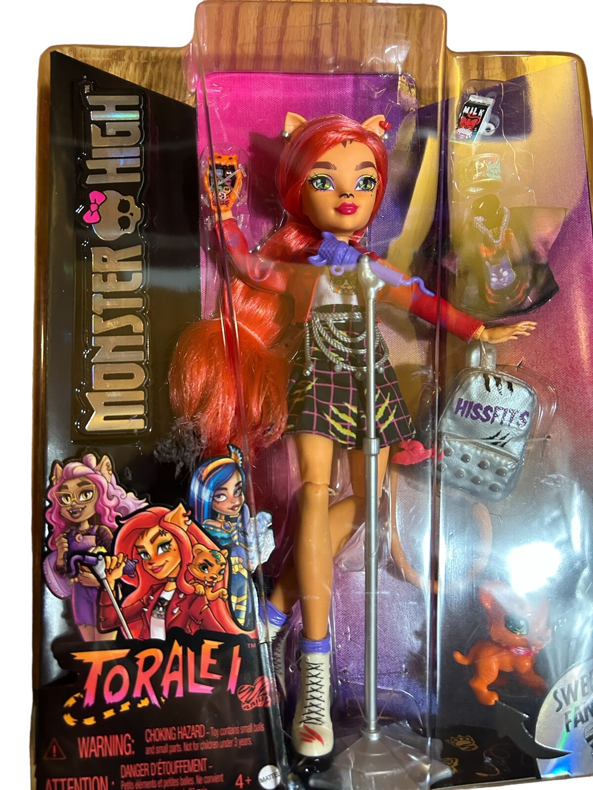 Monster High TORALEI Doll & Pet SWEET FANGS Play Set G3 Reboot NEW 2022 In  Hand