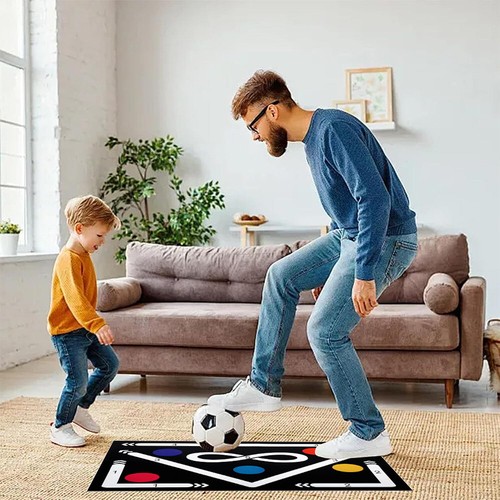 Fussball Matte Rutschfeste Und Stoßdämpfende Fussballmatte Training Geschenk DE - Bild 17 von 19